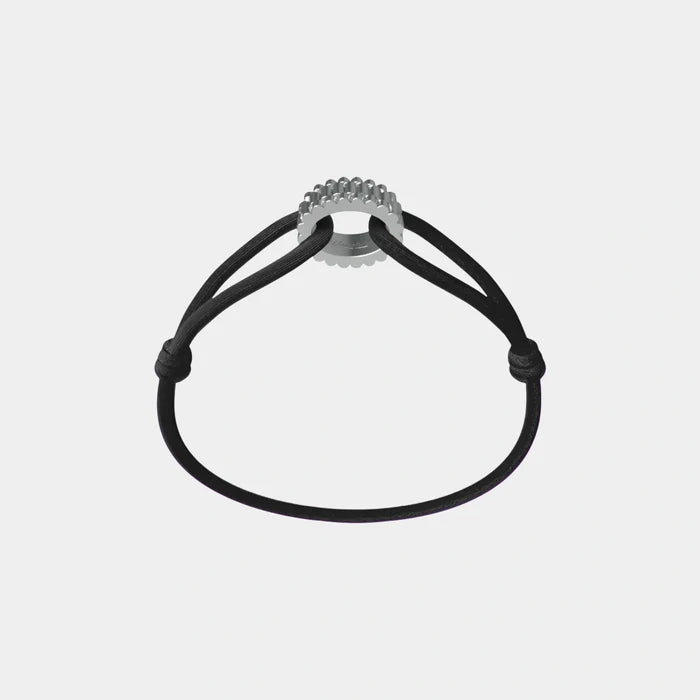 Wecord Regent Cord Bracelet, Black
