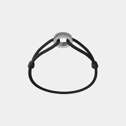 Wecord Regent Cord Bracelet, Black