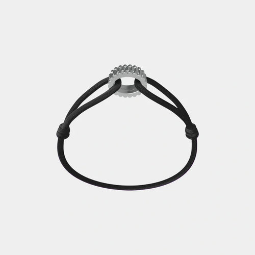 Wecord Regent Cord Bracelet, Black