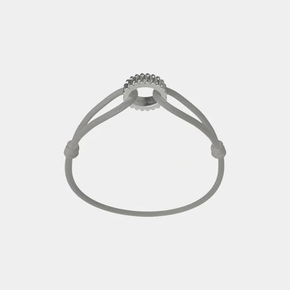 Wecord Regent Cord Bracelet, grey