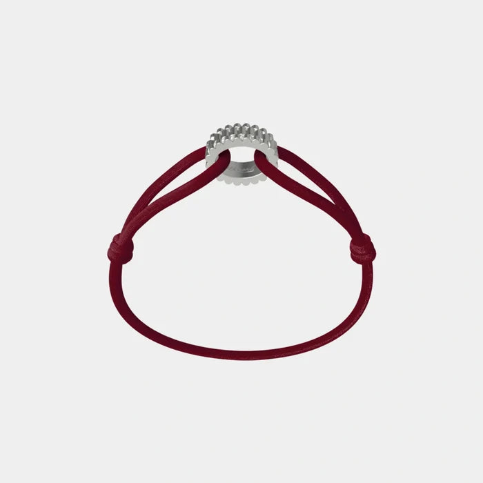 Wecord Regent Cord Bracelet, Burgundy