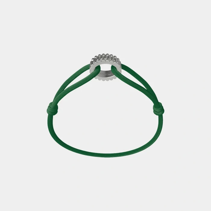 Wecord Regent Cord Bracelet, Green