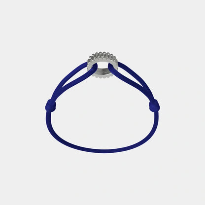 Wecord Regent Cord Bracelet, Navy Blue