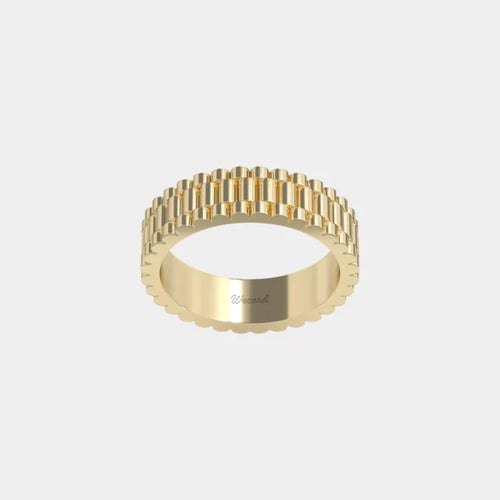 Wecord Regent Men Ring, Gold