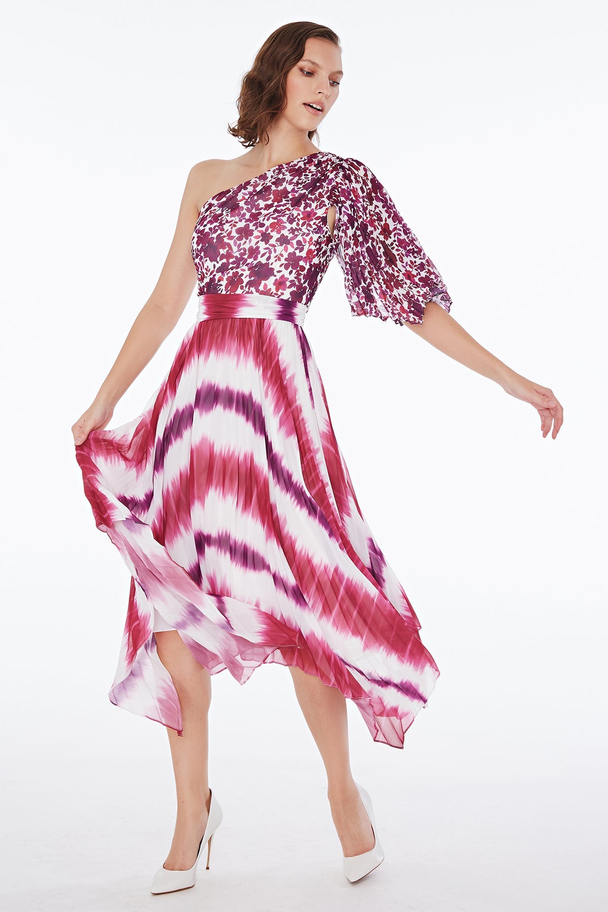 Saanvi One Shoulder Dress